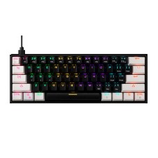 Tastatura Gamdias Aura GK2 Mehanička 60% RGB crno/bela