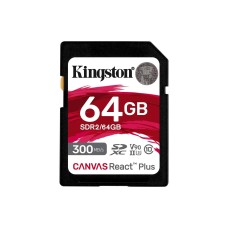 SD Card 64GB Kingston Canvas React Plus SDR2/64GB