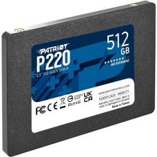 SSD 2.5 SATA3 512GB Patriot P220 550MBs/500MBs P220S512G25