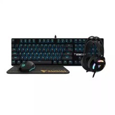 Tastatura mehanička + miš + podloga + slušalice Gamdias Hermes E1B