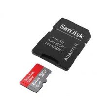 Micro SD 64GB SanDisk Ultra + adapter SDSQUAB-064G-GN6MA