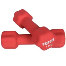 RING Set bućica za aerobik 2x1kg RX DB 2133-1 (Crvena)