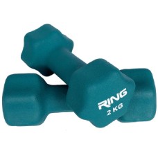 RING Set bućica za aerobik 2x2kg - RX DB2133-2 (Plava)